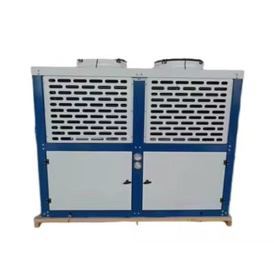 Komersial Unit Freezer Dingin Udara Bitzer Kulkas Otomatis Inti Motor Pompa Pertukaran Panas Kondensasi Rumah Restoran