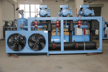 Unit Pendingin Industri Tahan Lama Biru Mengadopsi Refrigeran R22 / R507